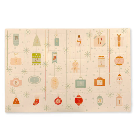 Xmas Advent Calendar - 24 Pieces of Belgian Milk Chocolate