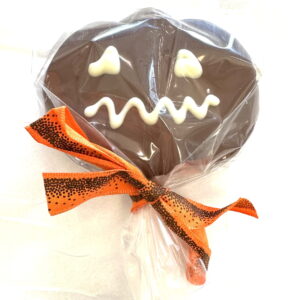 Jack-o-Lantern Marshmallow Lollipop (Muskoka Marshmallow Co)