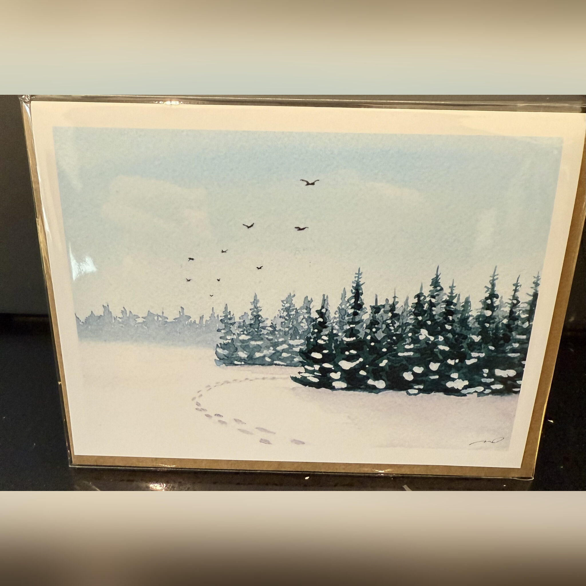 Greeting Cards by Melissa Van Dam - Silent Walk 2