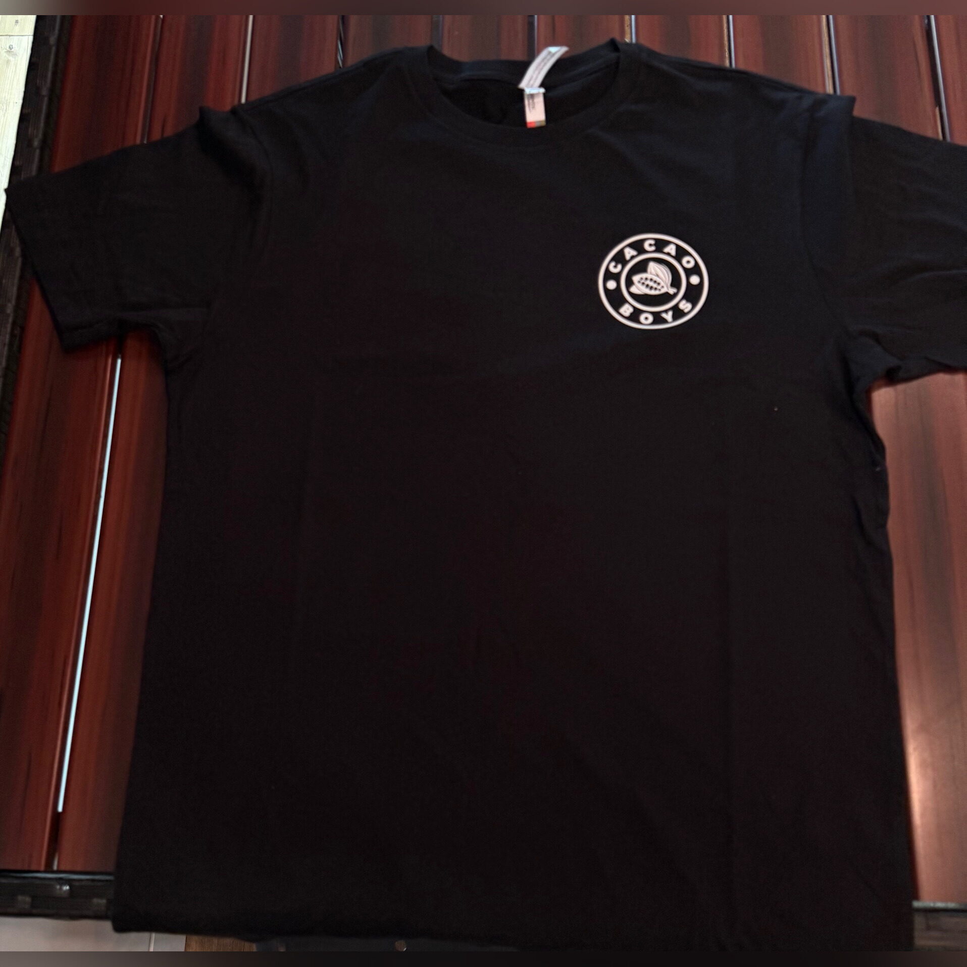 T-Shirt - Cacao Boys "Skip The Drama, Eat The Fancy Chocolate" - Small, Black