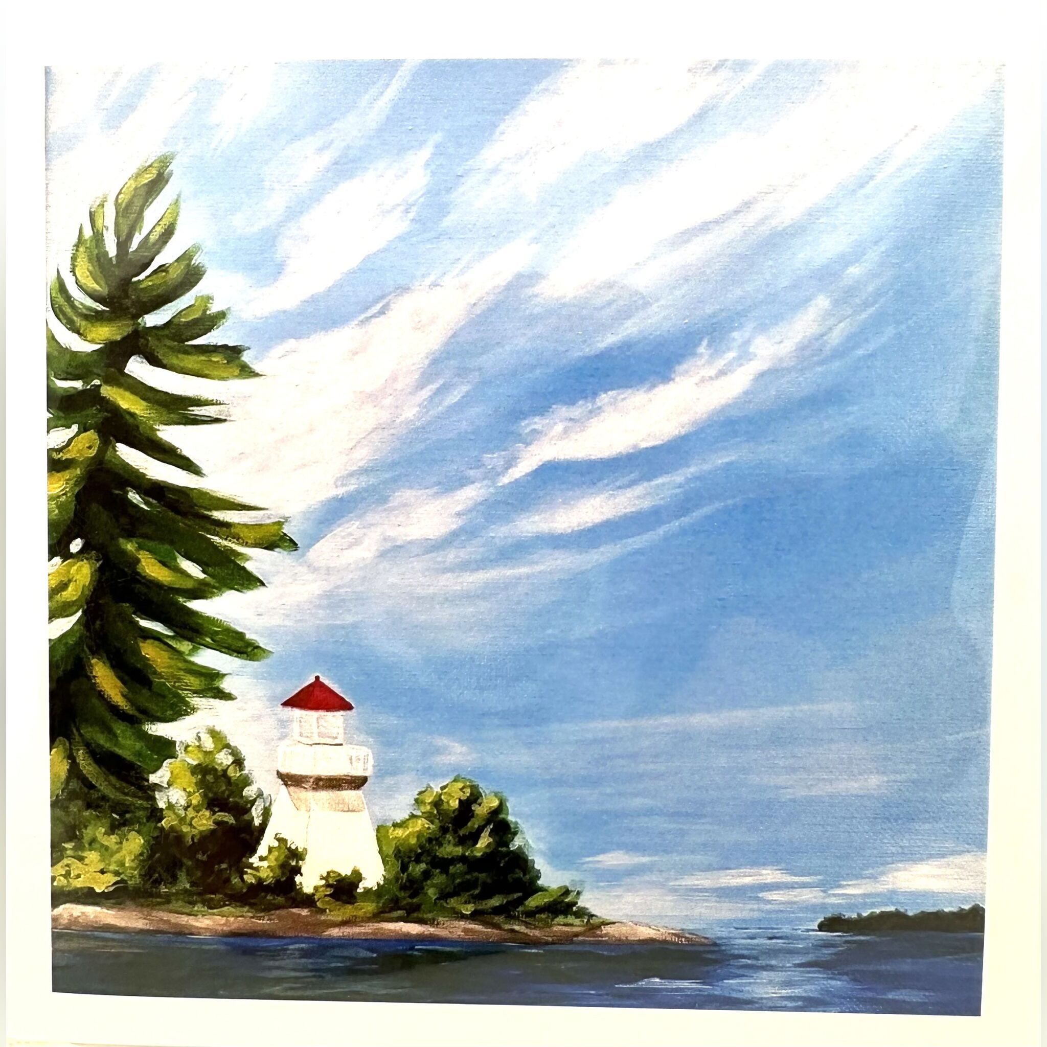 Greeting Cards by Tammy Coo - Gravenhurst Lighthouse
