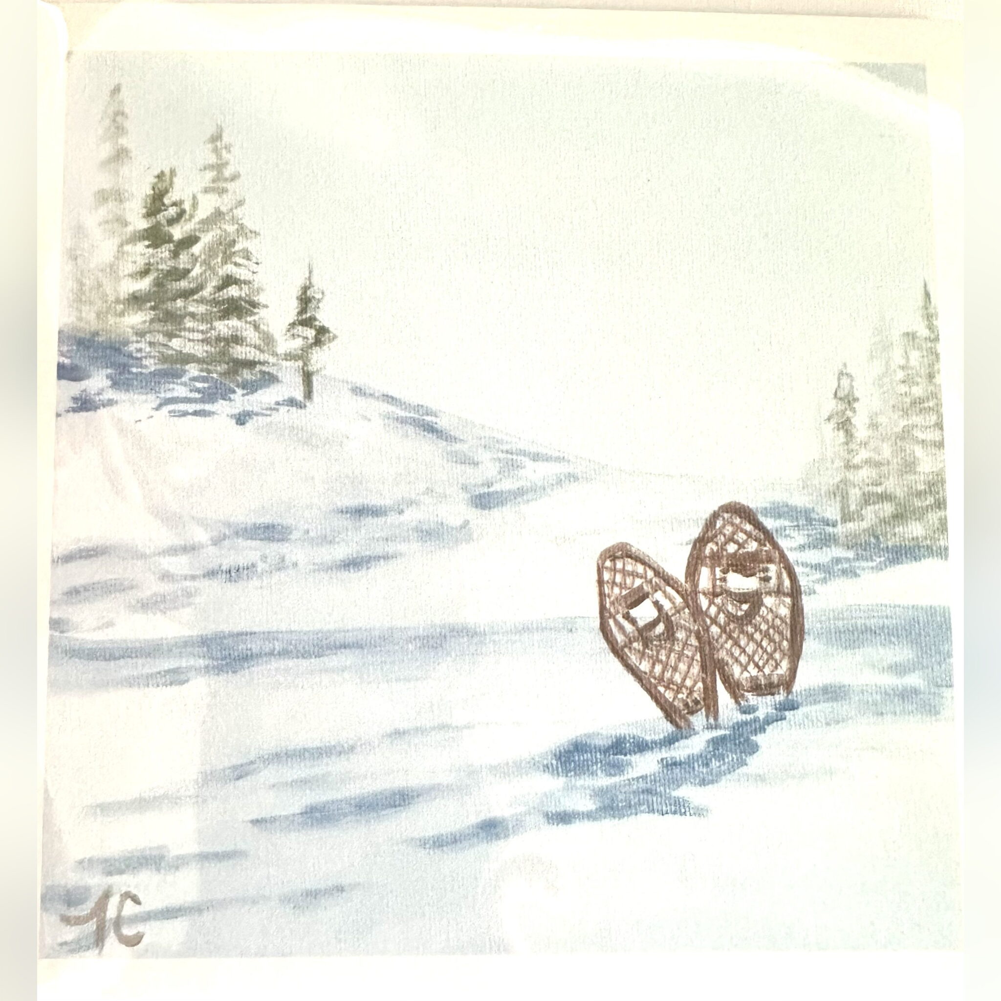 Greeting Cards by Tammy Coo - A Winter Walk