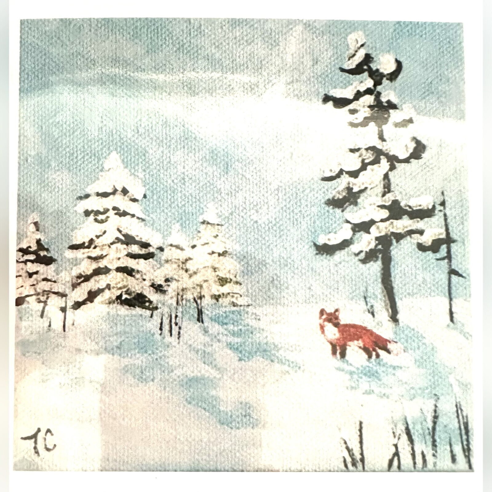 Greeting Cards by Tammy Coo - Foxy