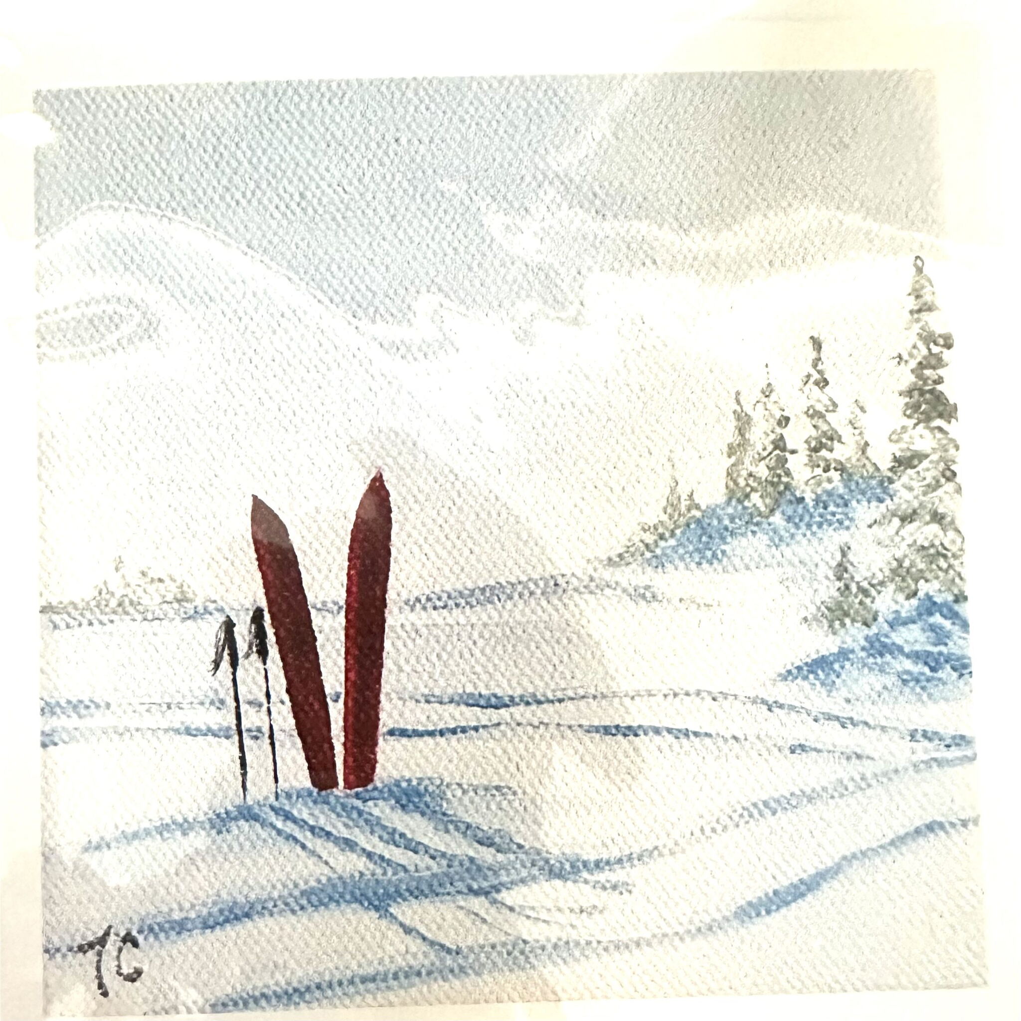 Greeting Cards by Tammy Coo - Lake Crossing