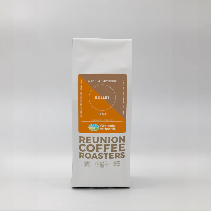 Reunion Coffee Beans - Bullet Espresso (Medium Roast) 12oz bag