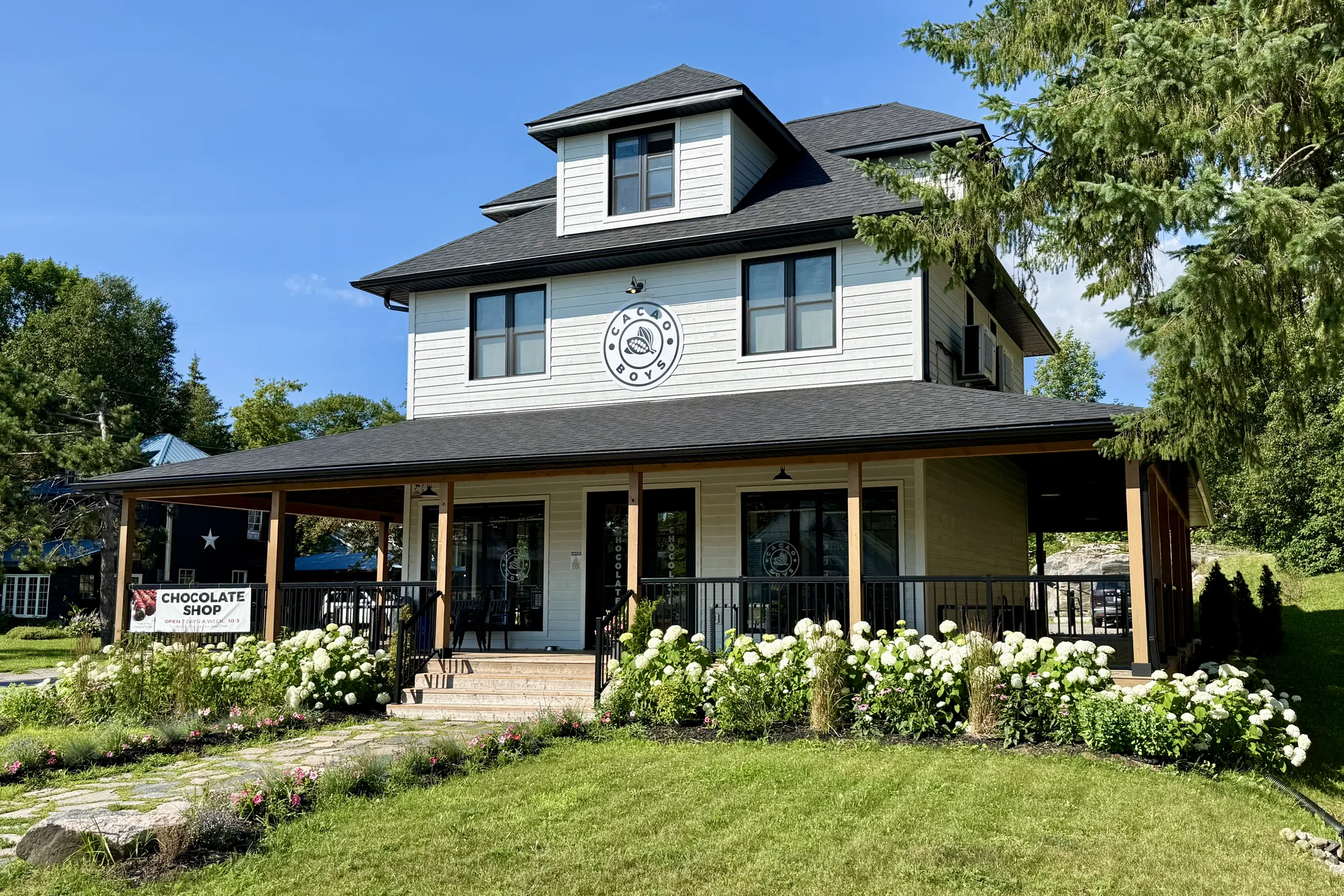 The Cacao Boys chocolate shop in Bala, Muskoka