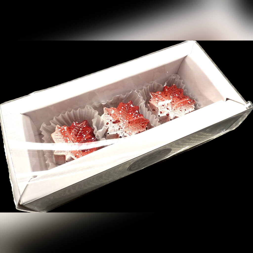 Muskoka Maple Bonbons - 3-pc sleeve box