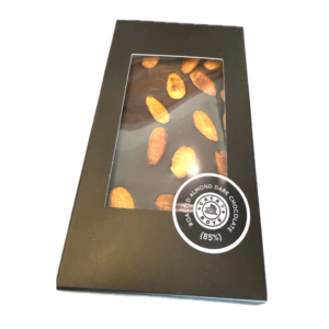 Chocolate Bar 100g - Roasted Almond Dark Chocolate 85%