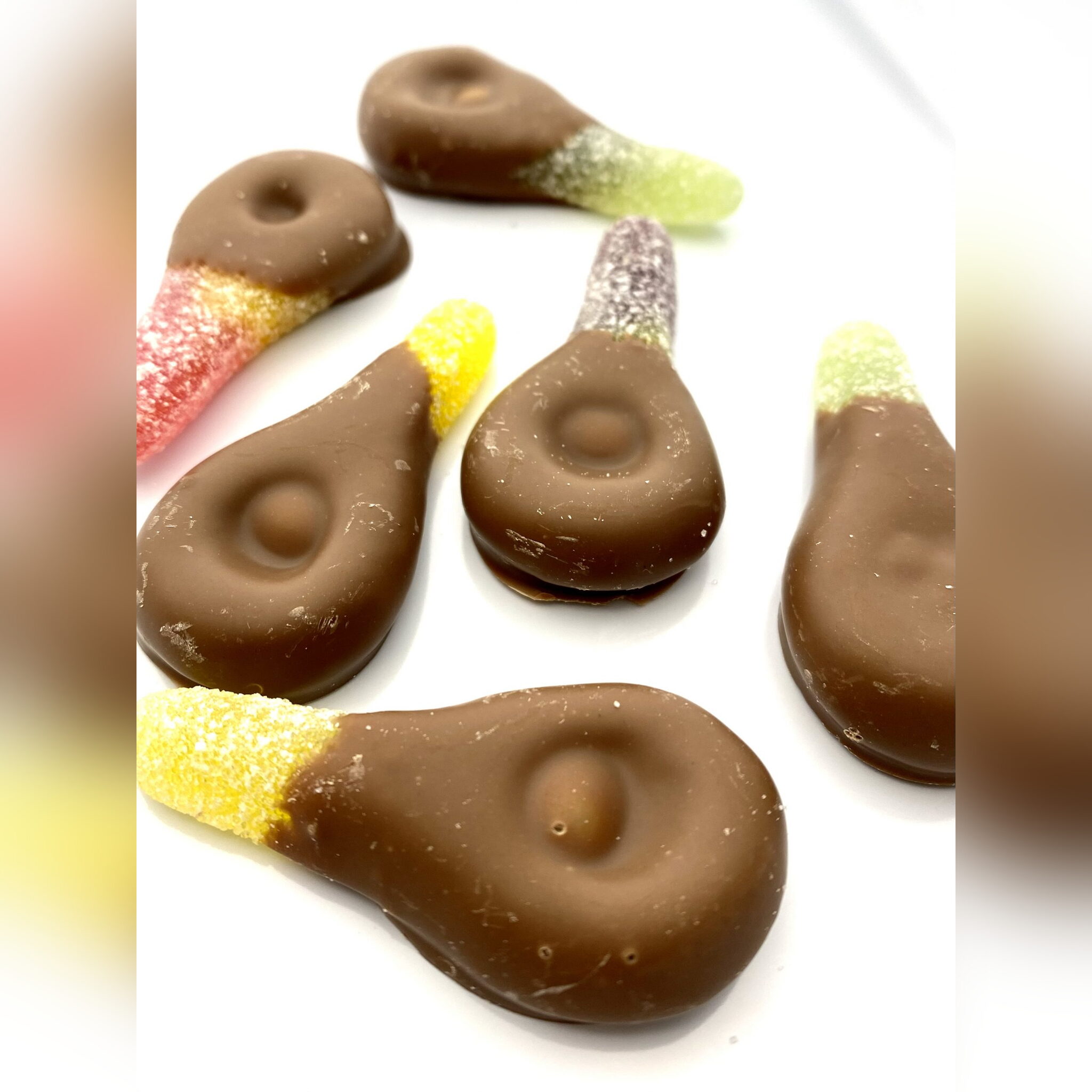 Chocolate Dipped Sour Keys in Milk Chocolate (bag)